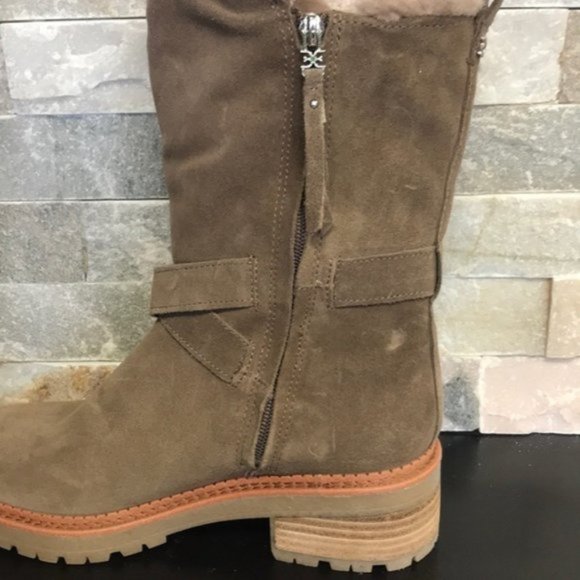 Sam Edelman Jailyn Faux Fur-Lined Suede Boots - Picture 5 of 11